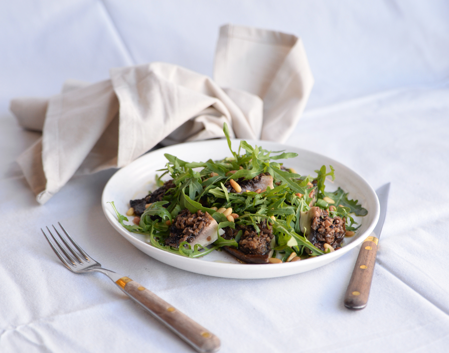 Gegrillter Portobello-Salat Gegrillter Portobello-Salat