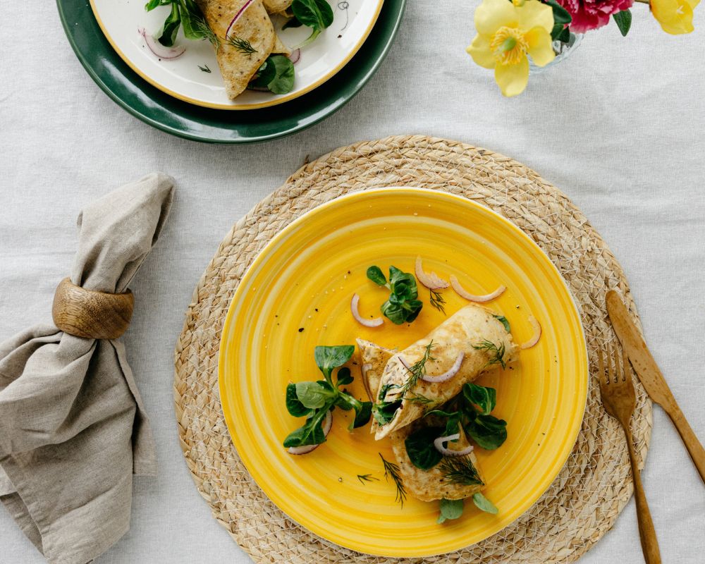 Eierwickel mit geräuchertem Lachs Eierwickel mit geräuchertem Lachs