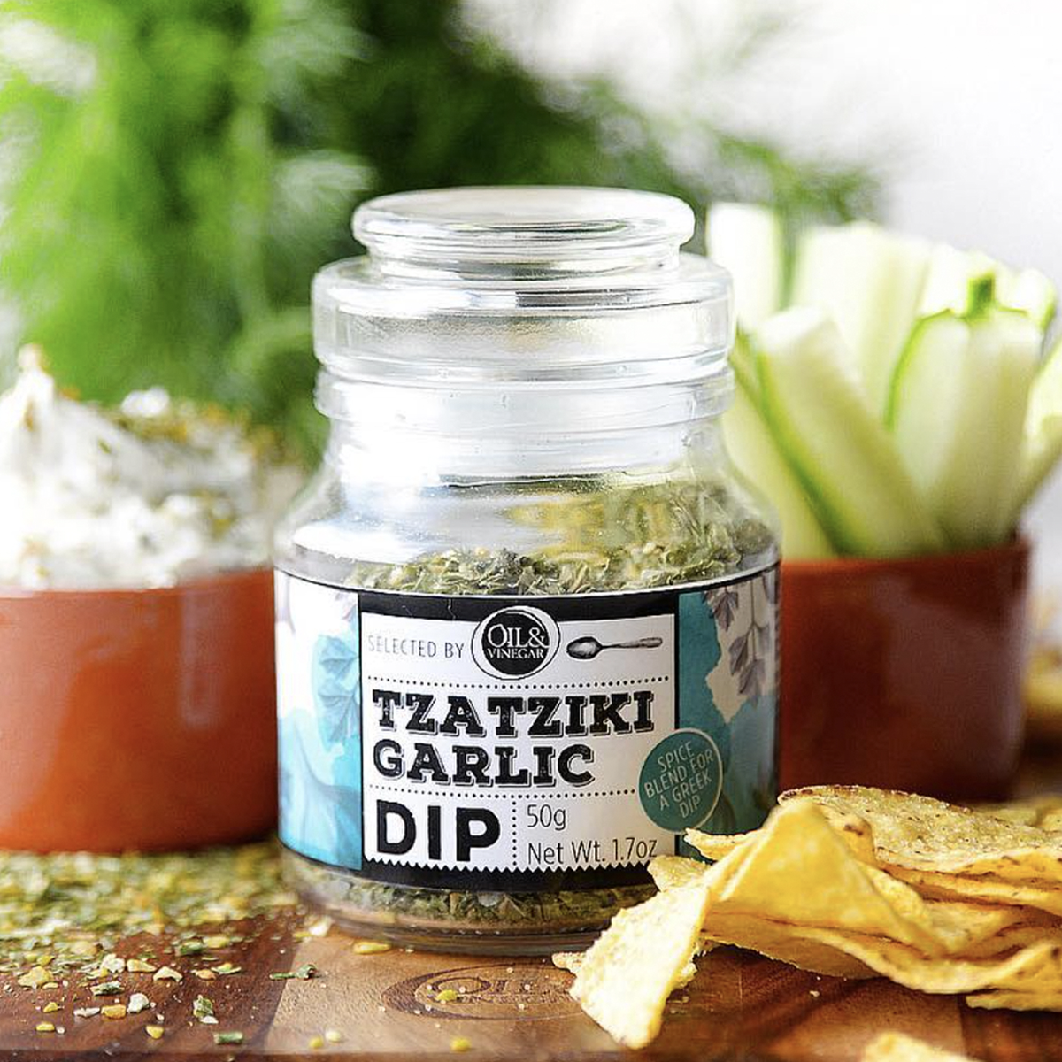 Tzatziki mit Knoblauch Dip - 50 g Tzatziki mit Knoblauch Dip - 50 g