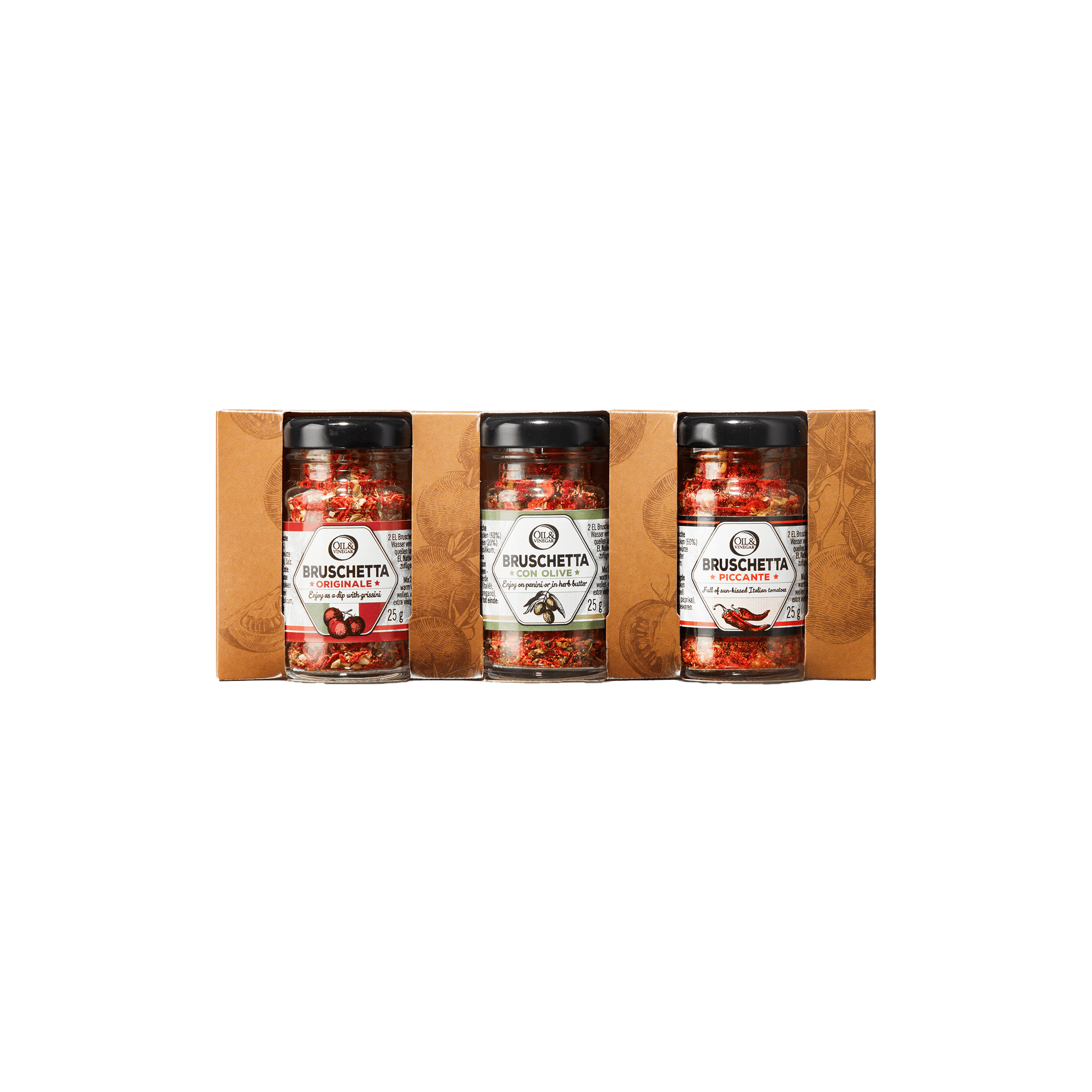 Bruschetta Trio - Geschenkset - 3x25 g Bruschetta Trio - Geschenkset - 3x25 g