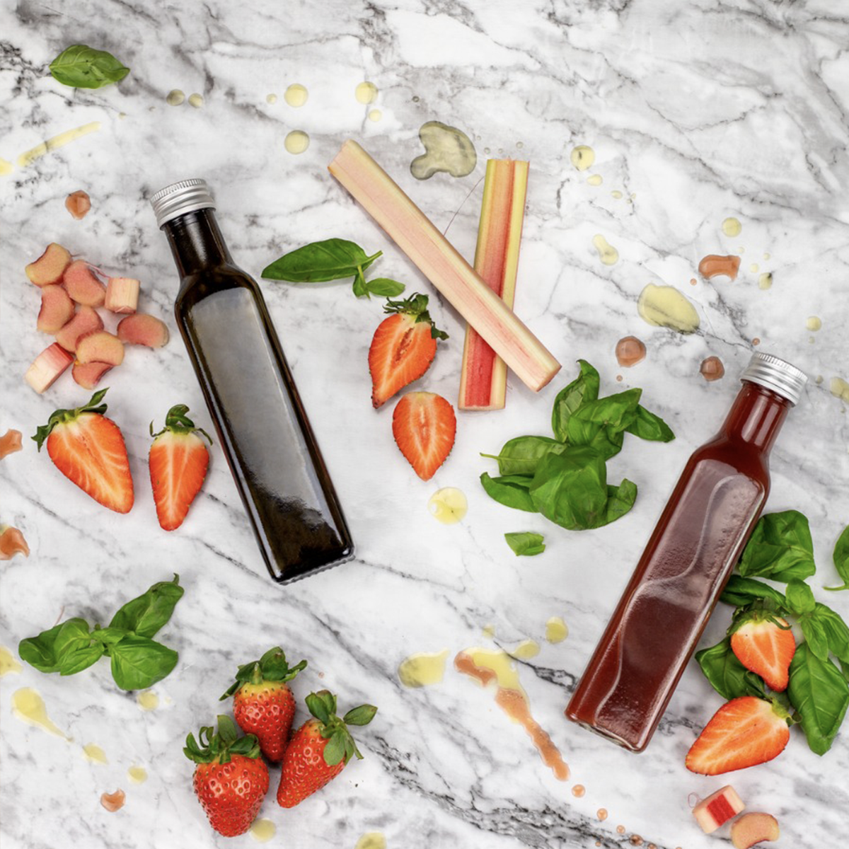 Erdbeer-Rhabarber-Agrodolce - 250 ml Erdbeer-Rhabarber-Agrodolce - 250 ml