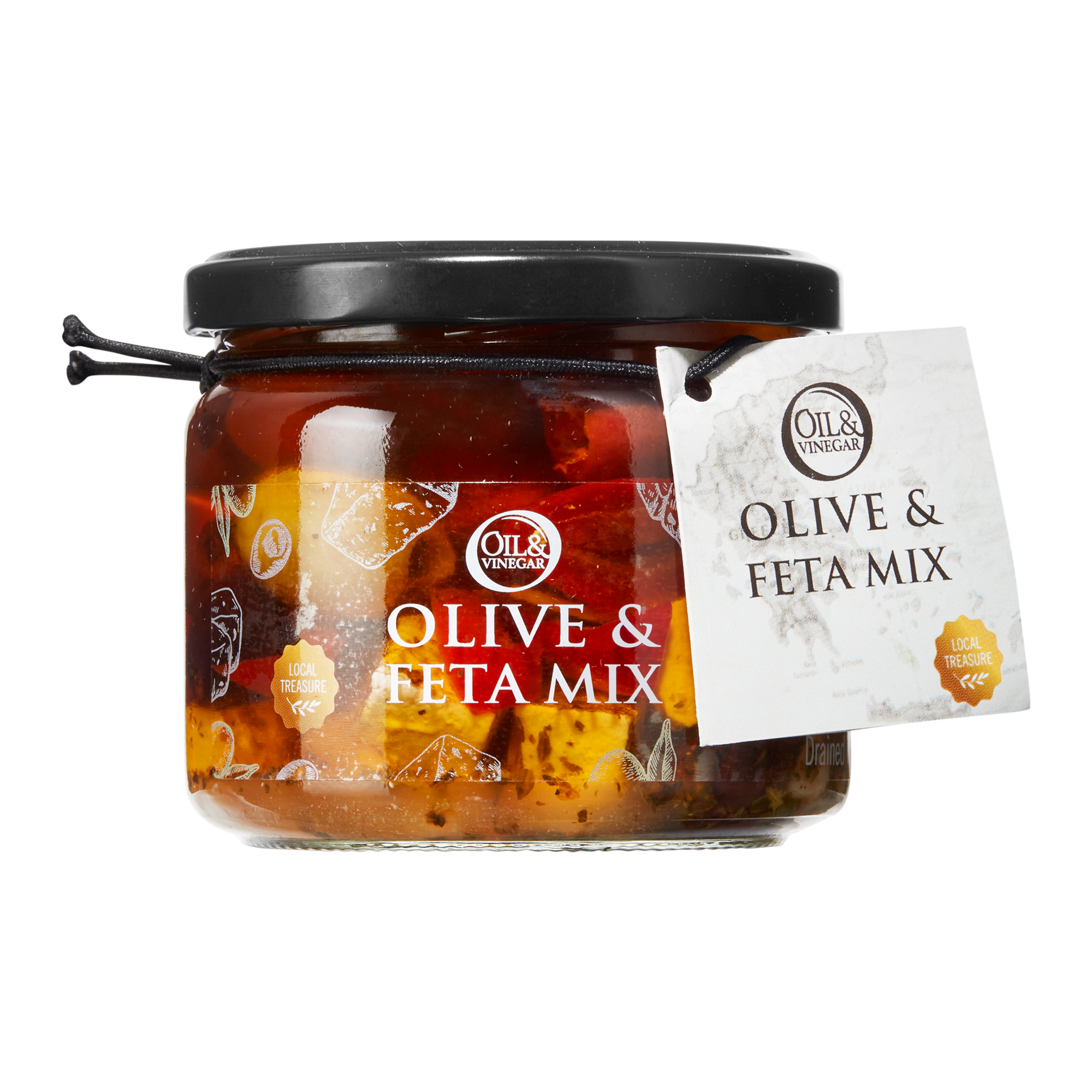 Griechische Oliven & Feta Mix - 290 g Griechische Oliven & Feta Mix - 290 g