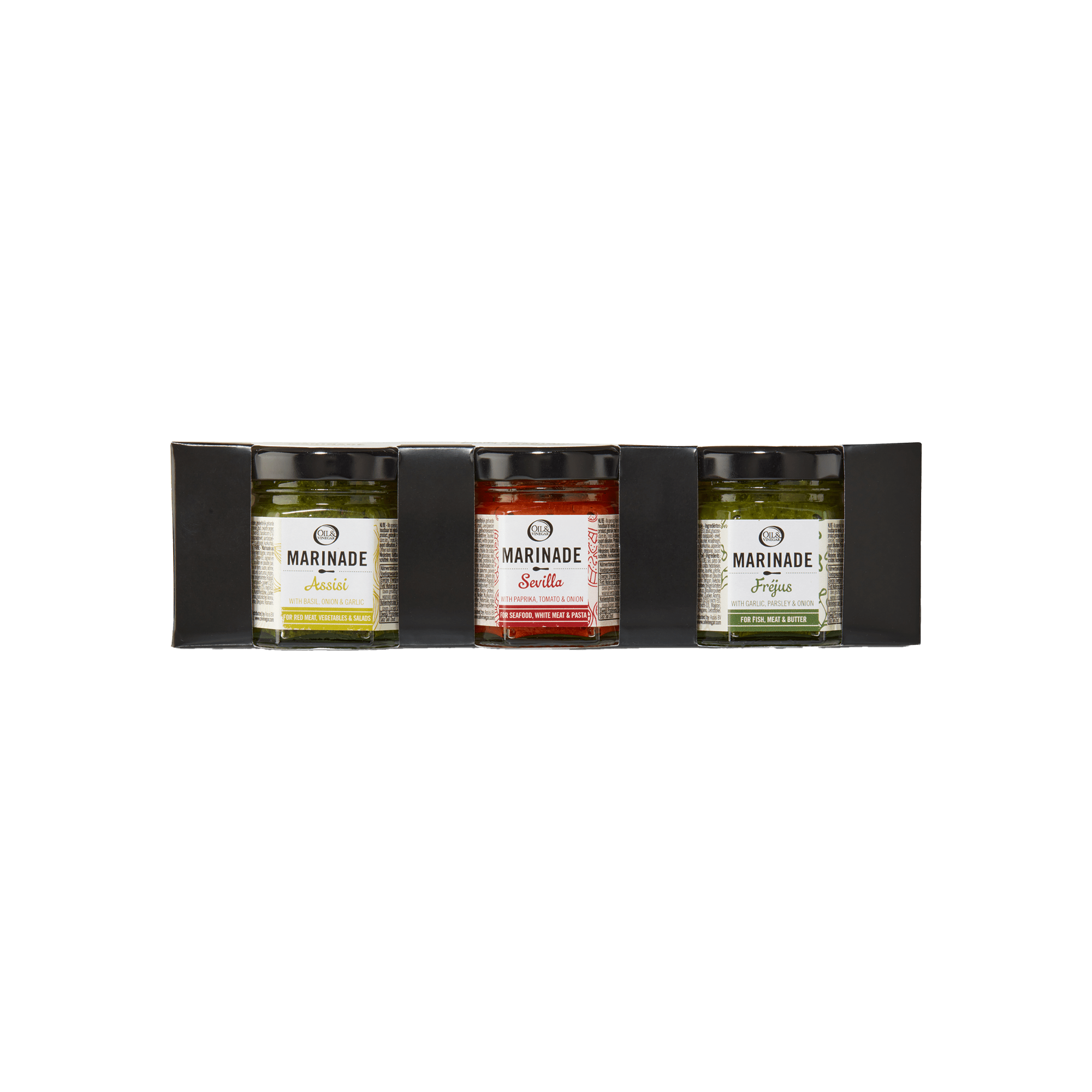 Marinaden-Trio Assisi Sevilla Fréjus- Geschenkset - 3x45 ml Marinaden-Trio Assisi Sevilla Fréjus- Geschenkset - 3x45 ml