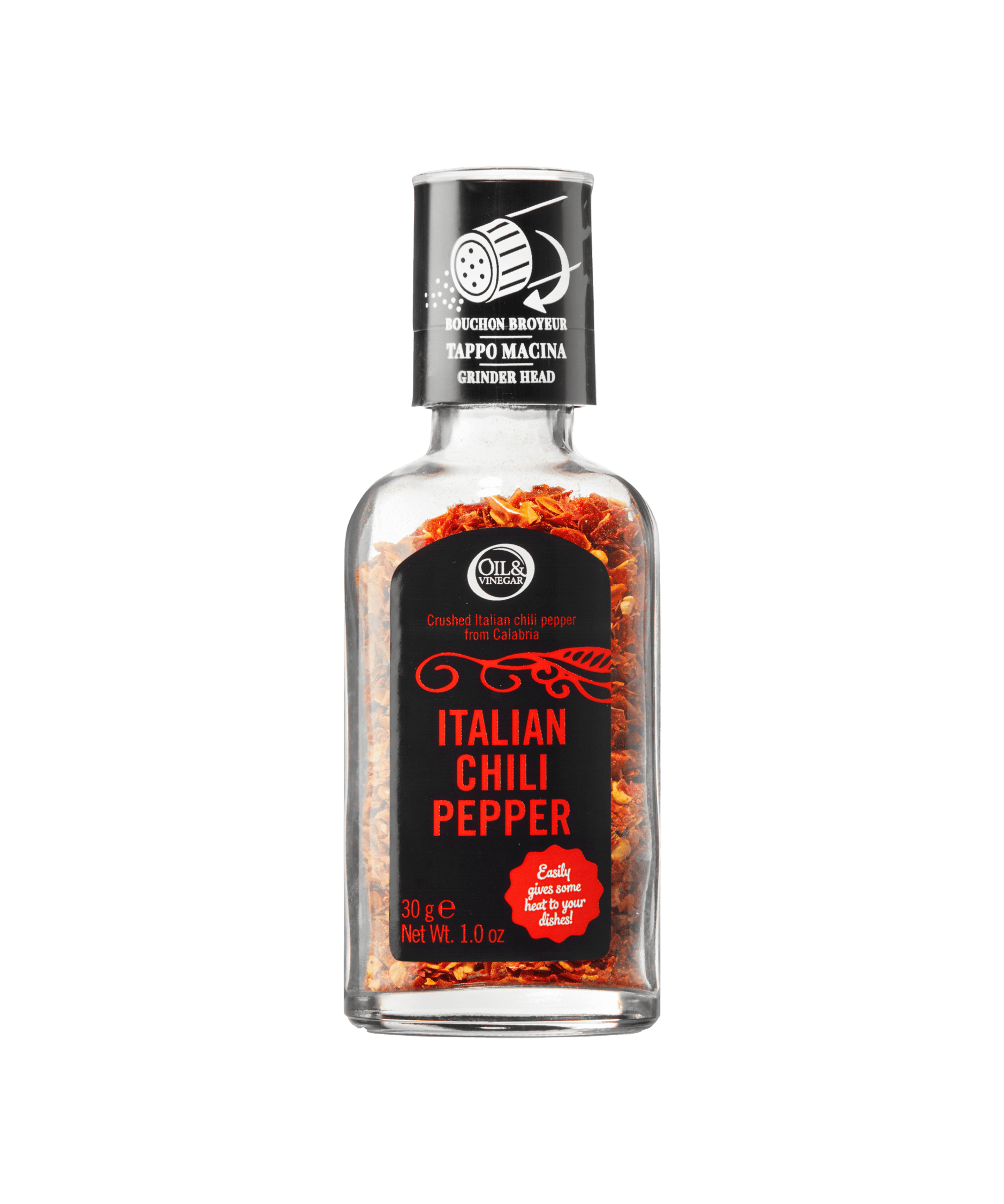 Italienische Chilischoten mit Mühle - 30 g Italienische Chilischoten mit Mühle - 30 g