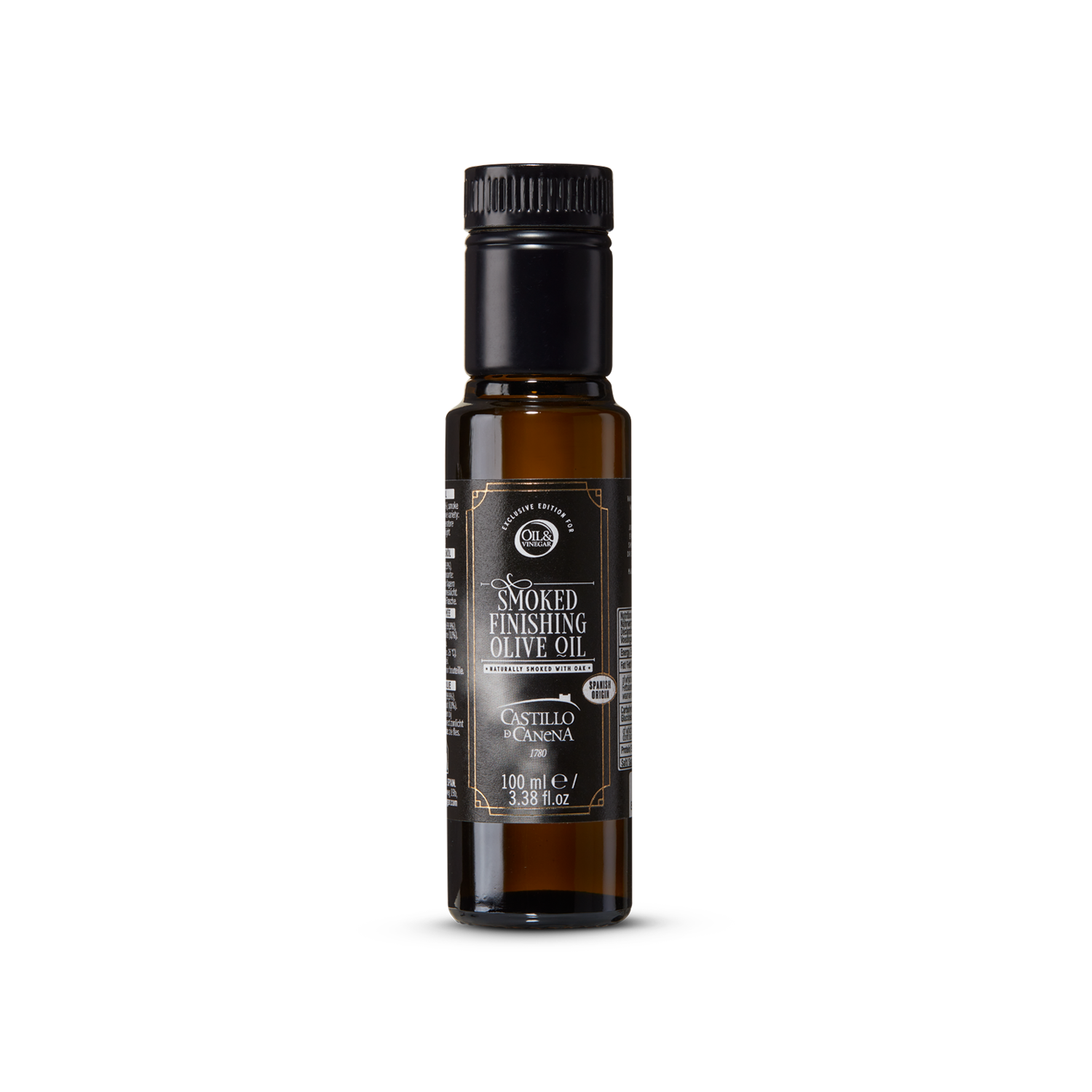 Natives Olivenöl Extra - Geräuchert über Eichenholz - 100 ml Natives Olivenöl Extra - Geräuchert über Eichenholz - 100 ml