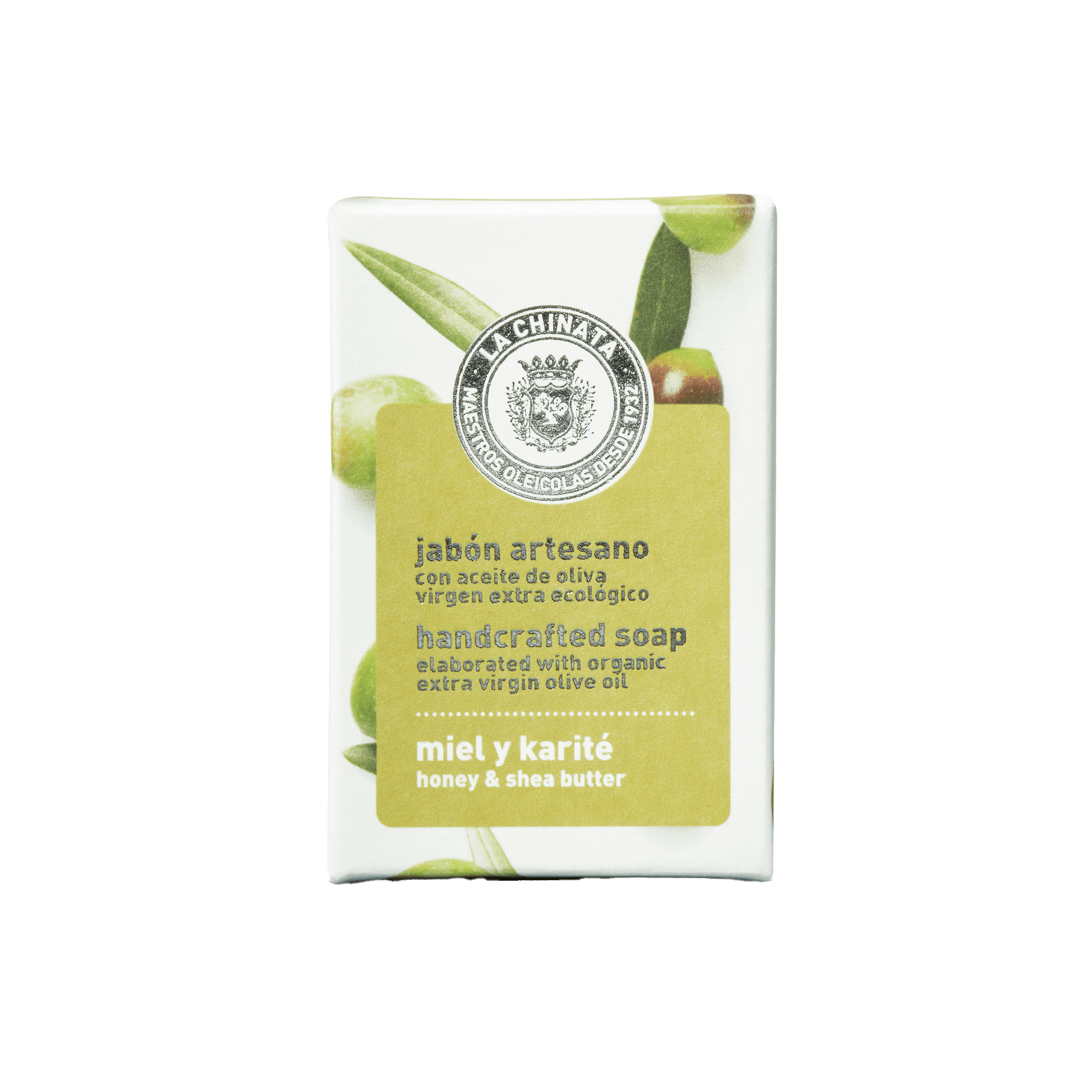 Handgefertigte Olivenölseife mit Honig und Sheabutter - 100 g Handgefertigte Olivenölseife mit Honig und Sheabutter - 100 g