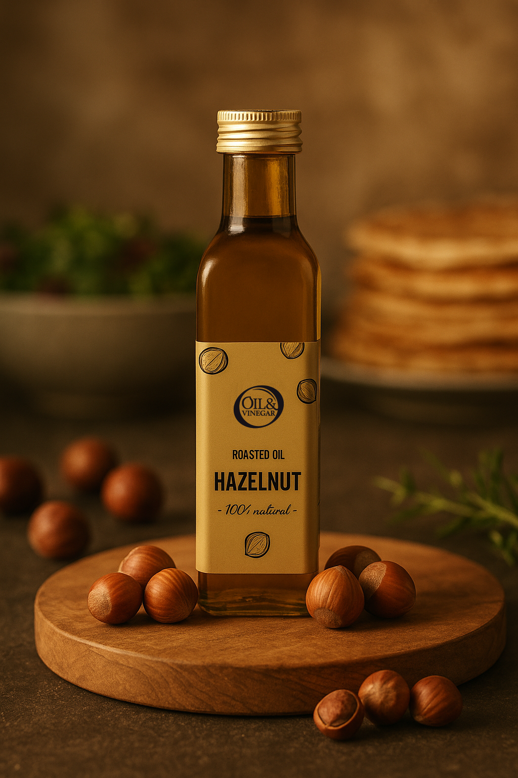 Geröstetes Haselnussöl - 250 ml Geröstetes Haselnussöl - 250 ml