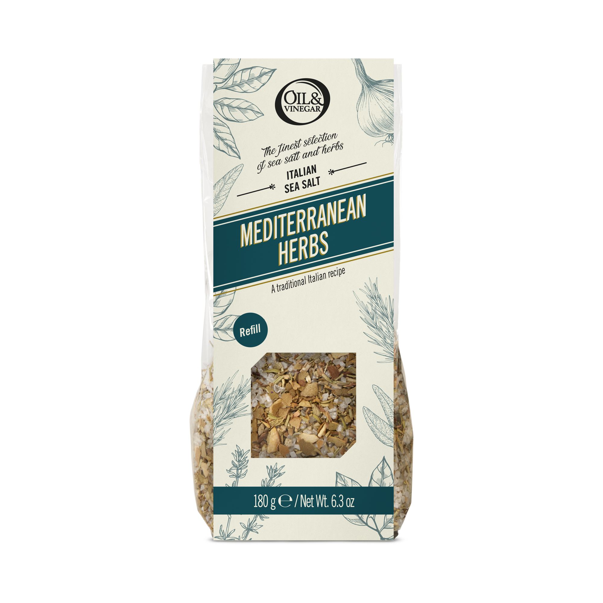 Mediterraneo Kräuter Nachfüllpackung - 180 g Mediterraneo Kräuter Nachfüllpackung - 180 g