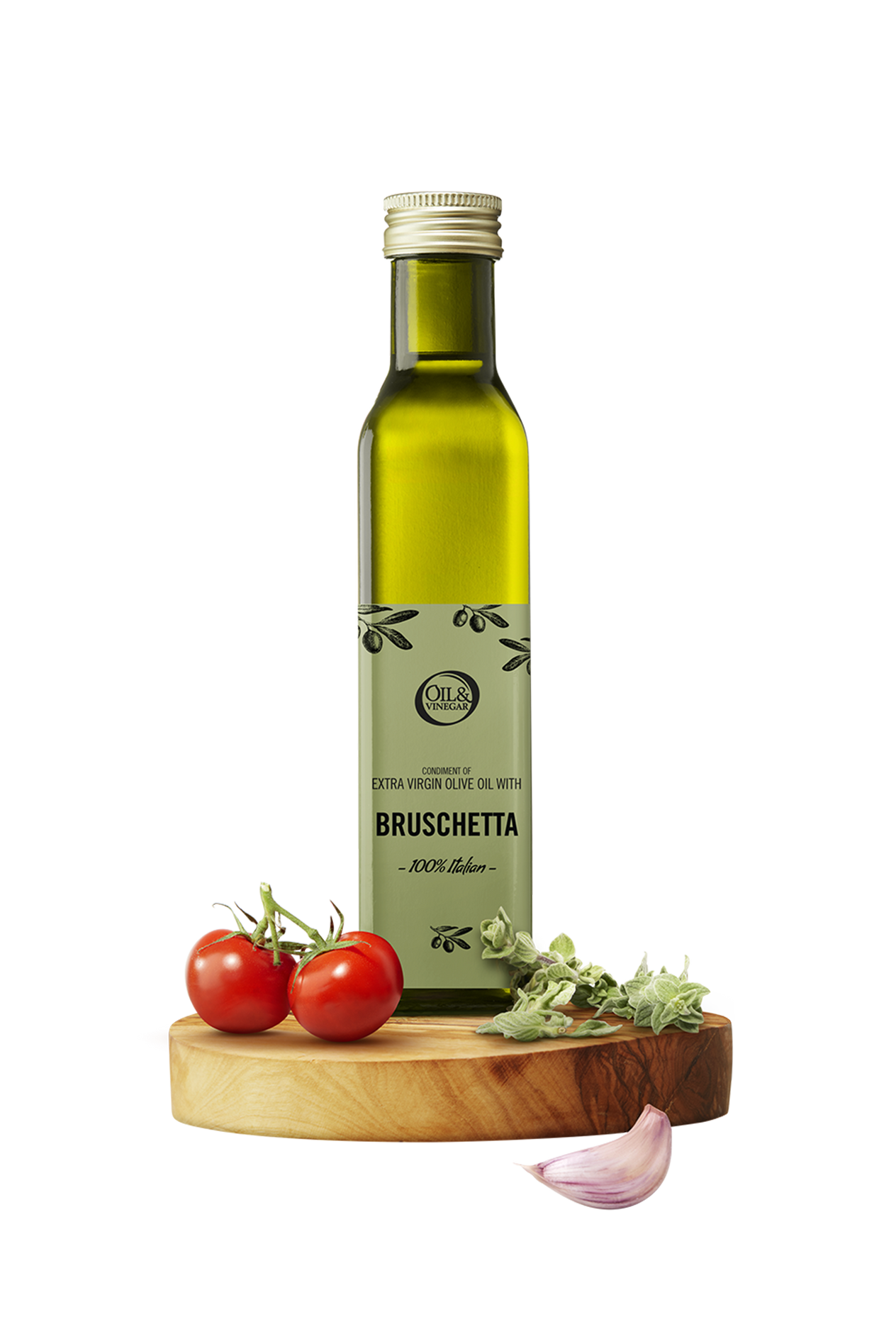Natives Olivenöl Extra mit Bruschetta - 250 ml Natives Olivenöl Extra mit Bruschetta - 250 ml