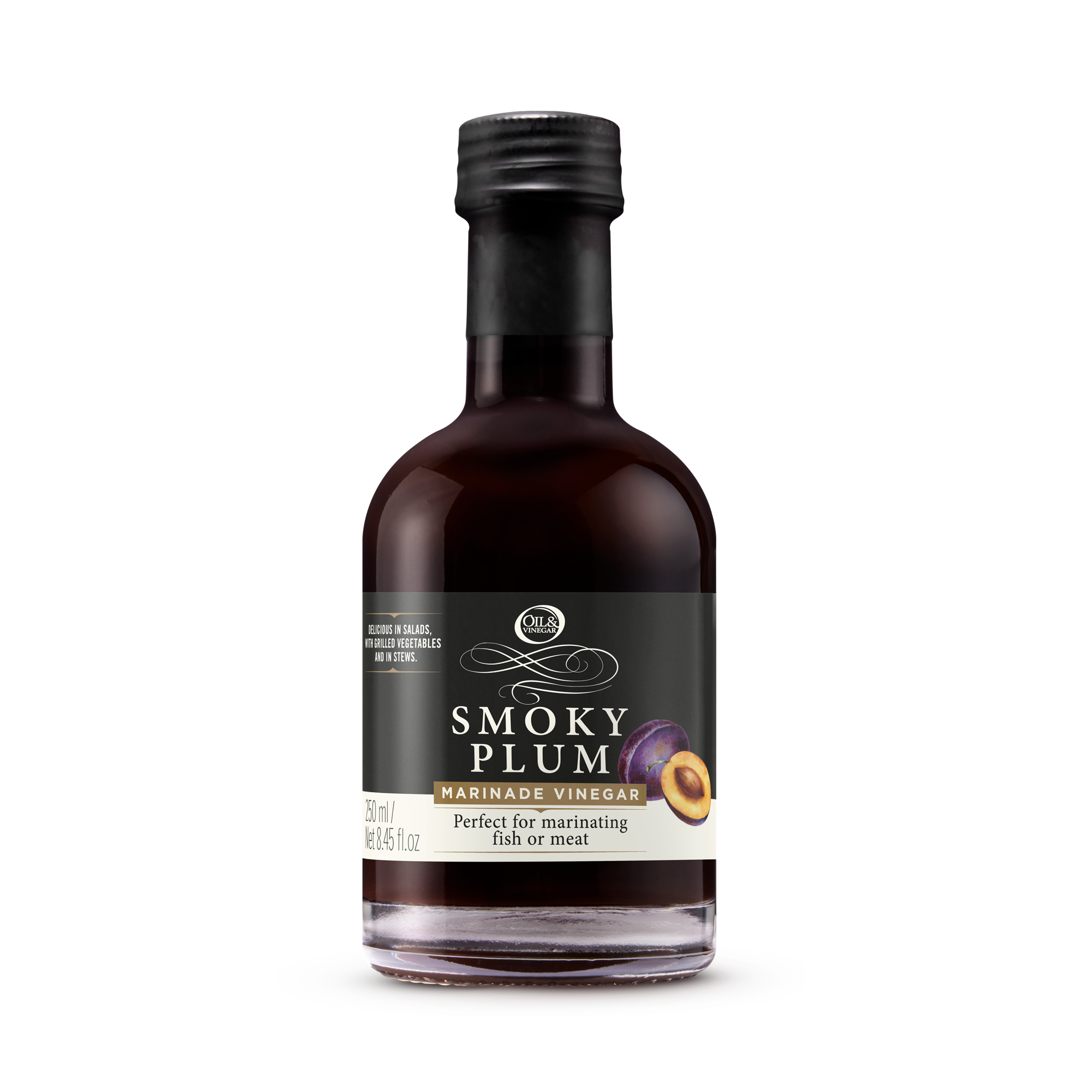 Rauchige Pflaumen-Marinadenessig – 250 ml Rauchige Pflaumen-Marinadenessig – 250 ml
