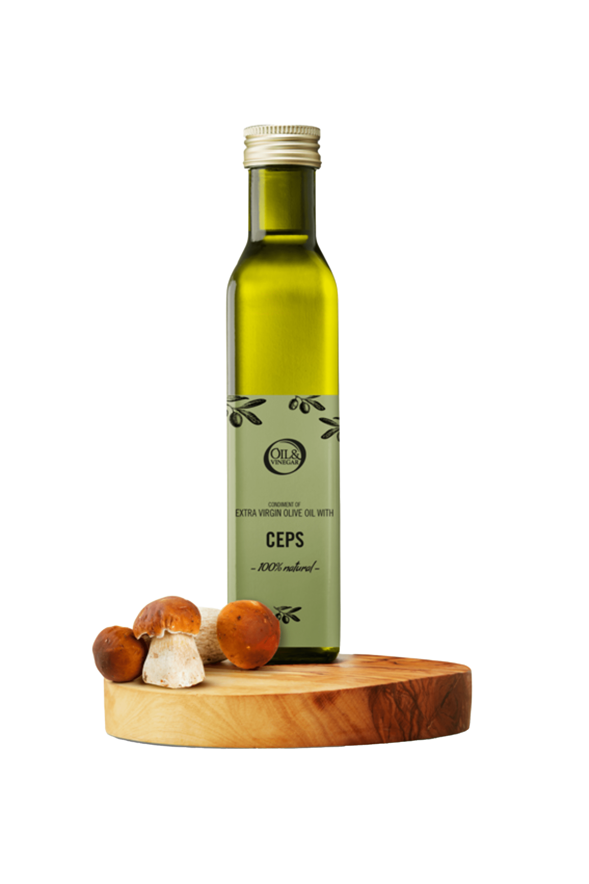 Natives Olivenöl Extra mit Steinpilzen - 250 ml Natives Olivenöl Extra mit Steinpilzen - 250 ml