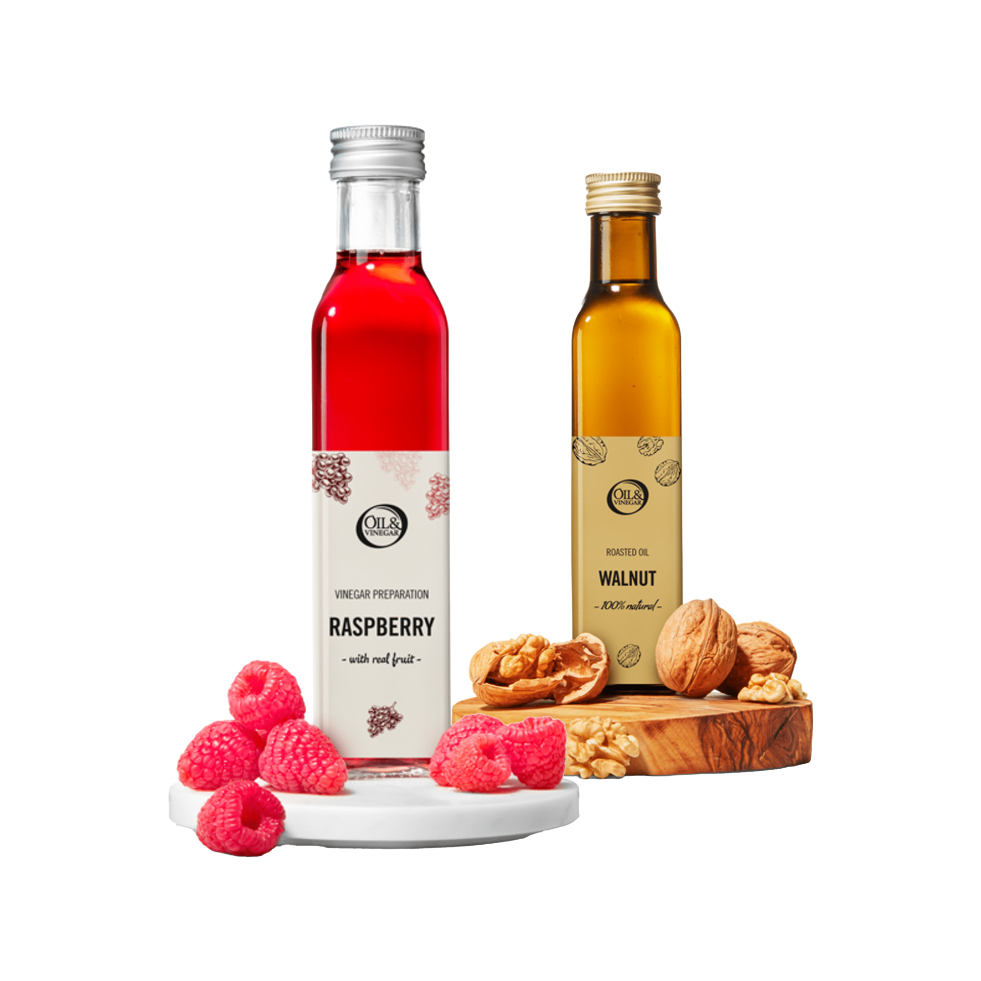 Himbeer-Walnuss-Duo – 2x250 ml Himbeer-Walnuss-Duo – 2x250 ml