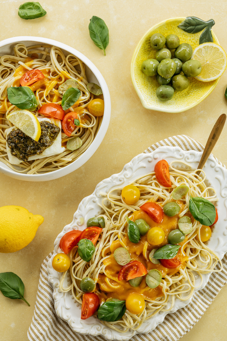 Linguine mit Salsa della Mamma Giallo