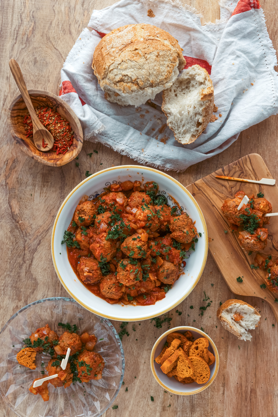 Fleischbällchen in Tomatensauce