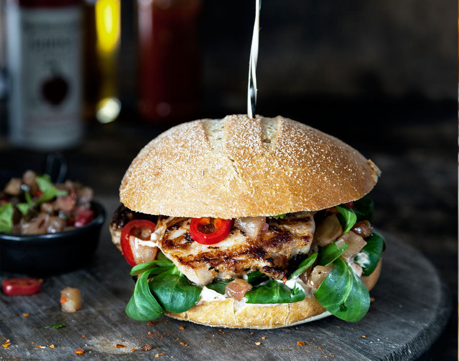 Ghost Chili Chicken Sandwiches