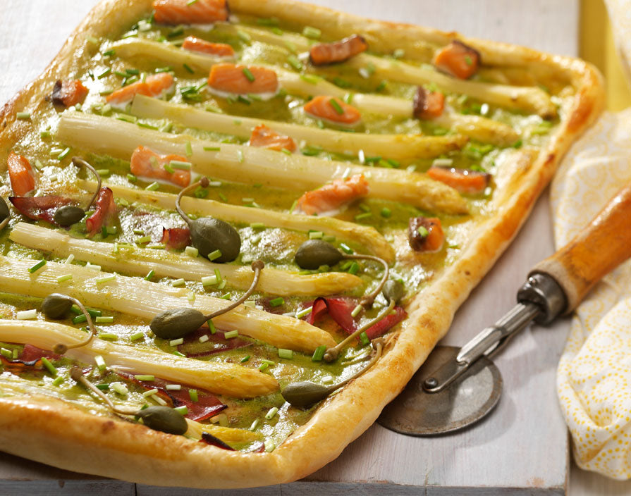 Spargel-Duo-Teller-Kuchen