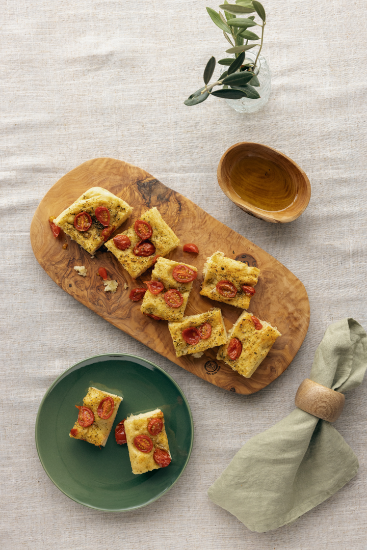 Focaccia mit Tomaten