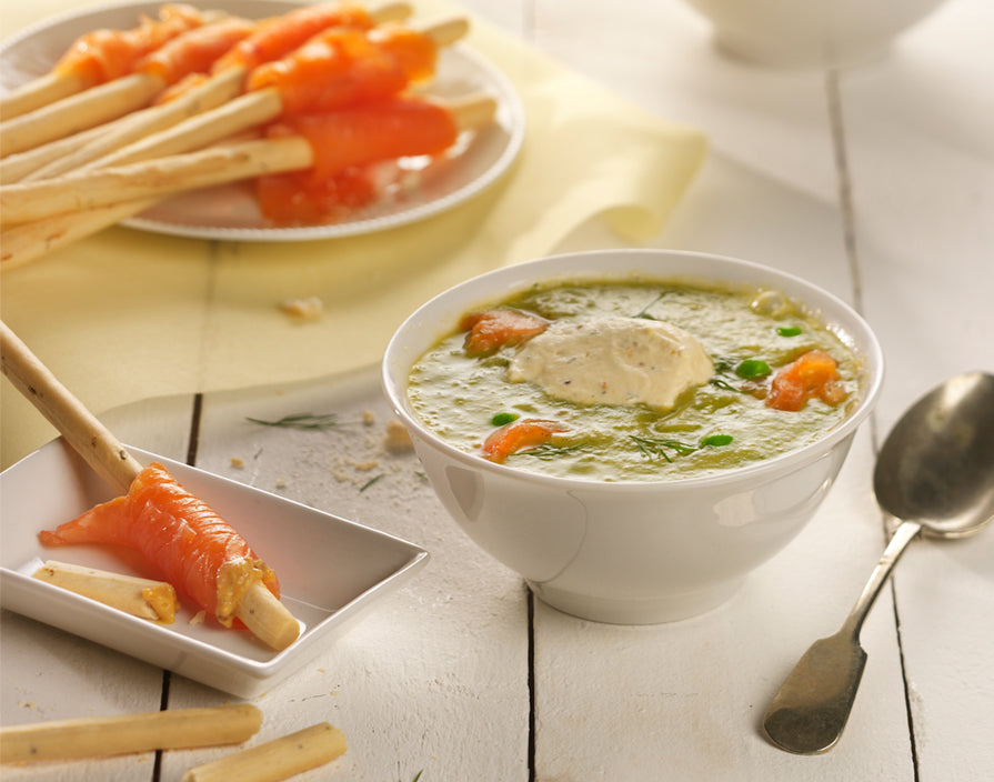 Erbsen-Fenchel-Suppe