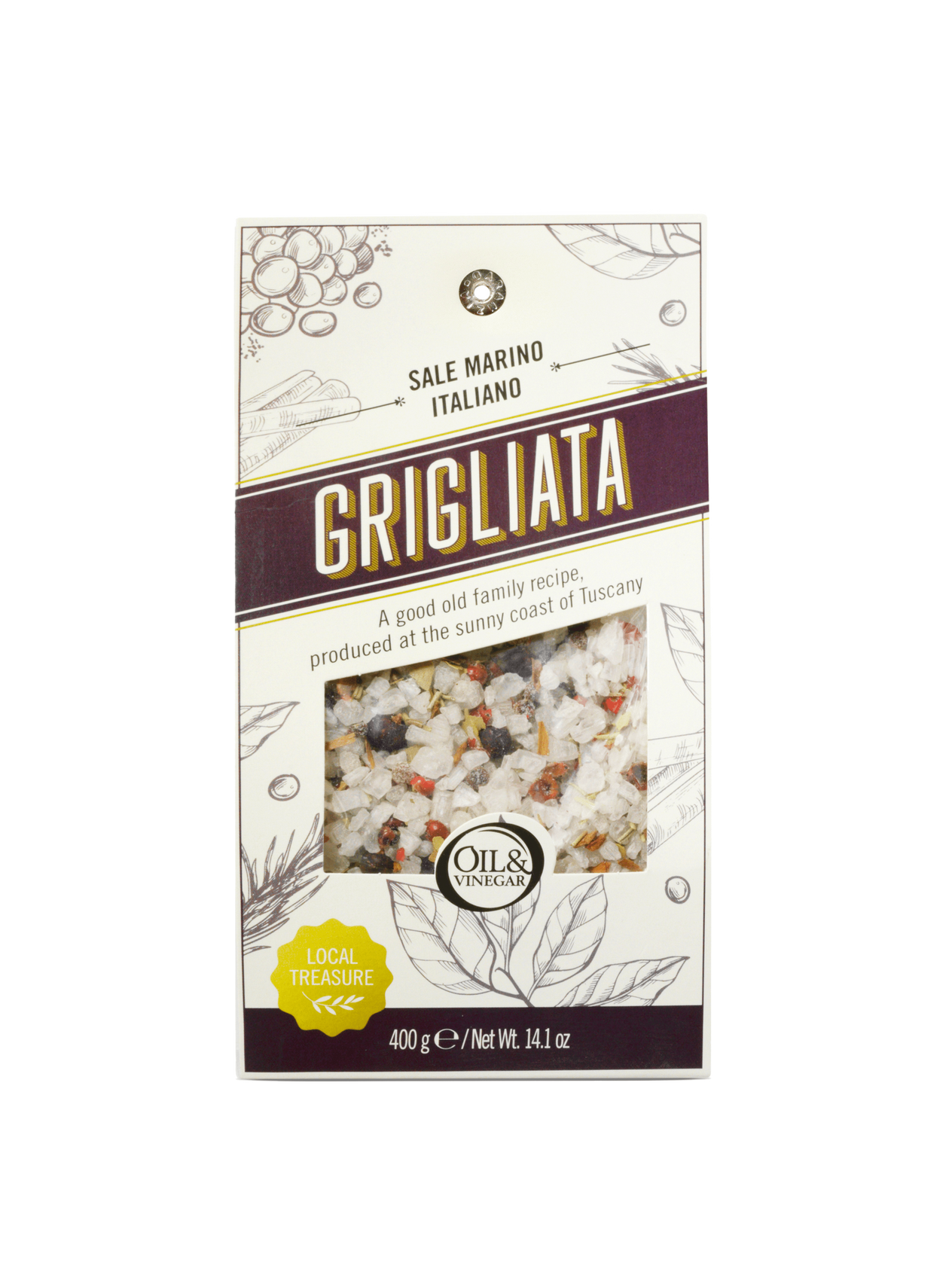 Italienisches Grigliata Salz - 400 g