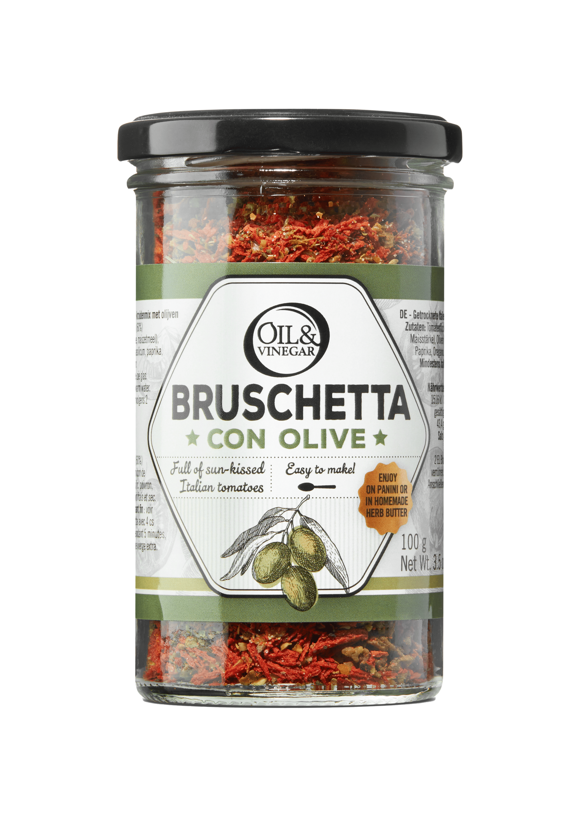 Bruschetta Gewürzmischung mit Oliven - 100 g