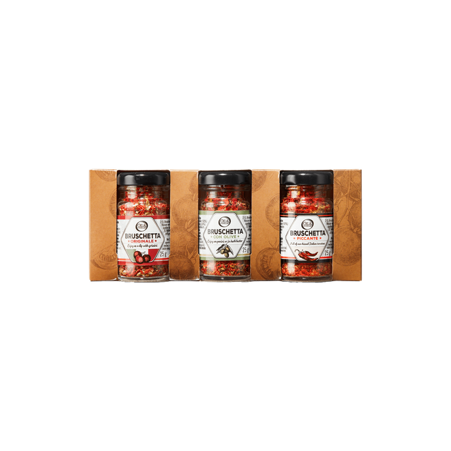 Bruschetta Trio - Cadeauset - 3x25g
