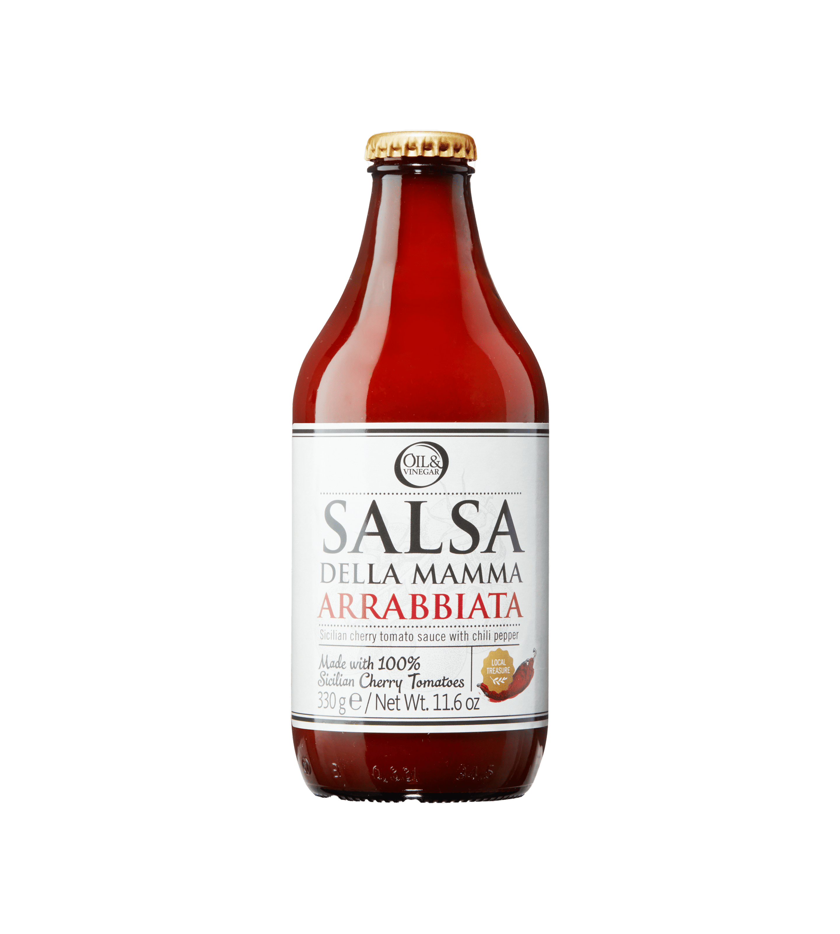 Salsa della Mamma Arrabbiata - Sizilianische Kirschtomatensauce mit Chili - 330 g