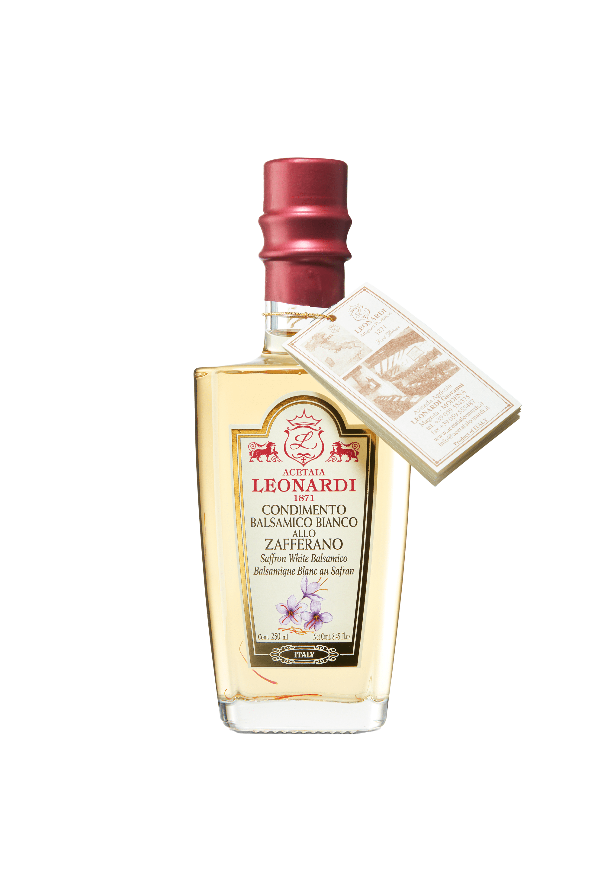 Weißer Balsamico mit Safran - Bianco allo Zafferano - 250 ml