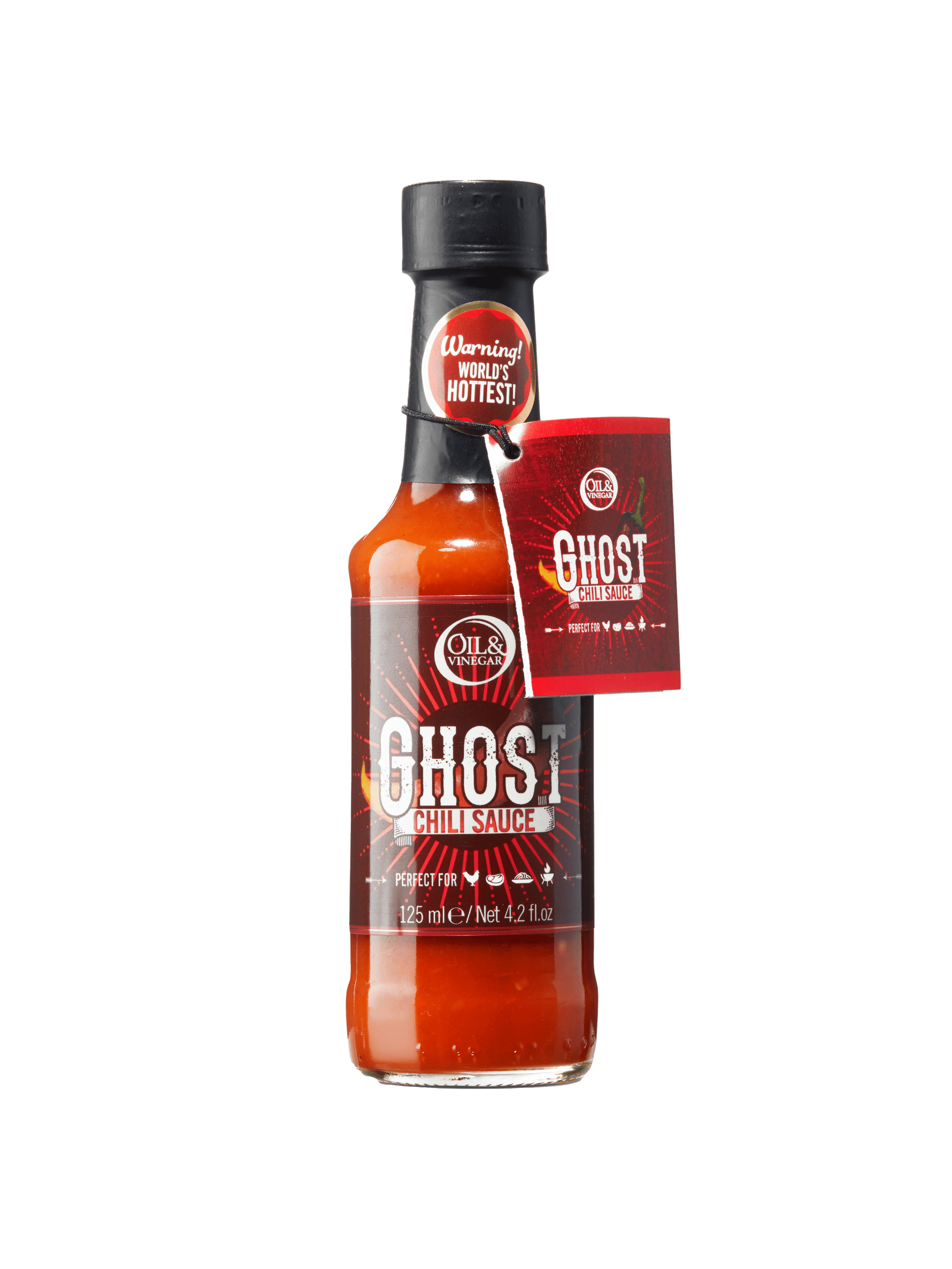 Ghost Chilipfeffer Sauce - Heißeste der Welt! - 125 ml