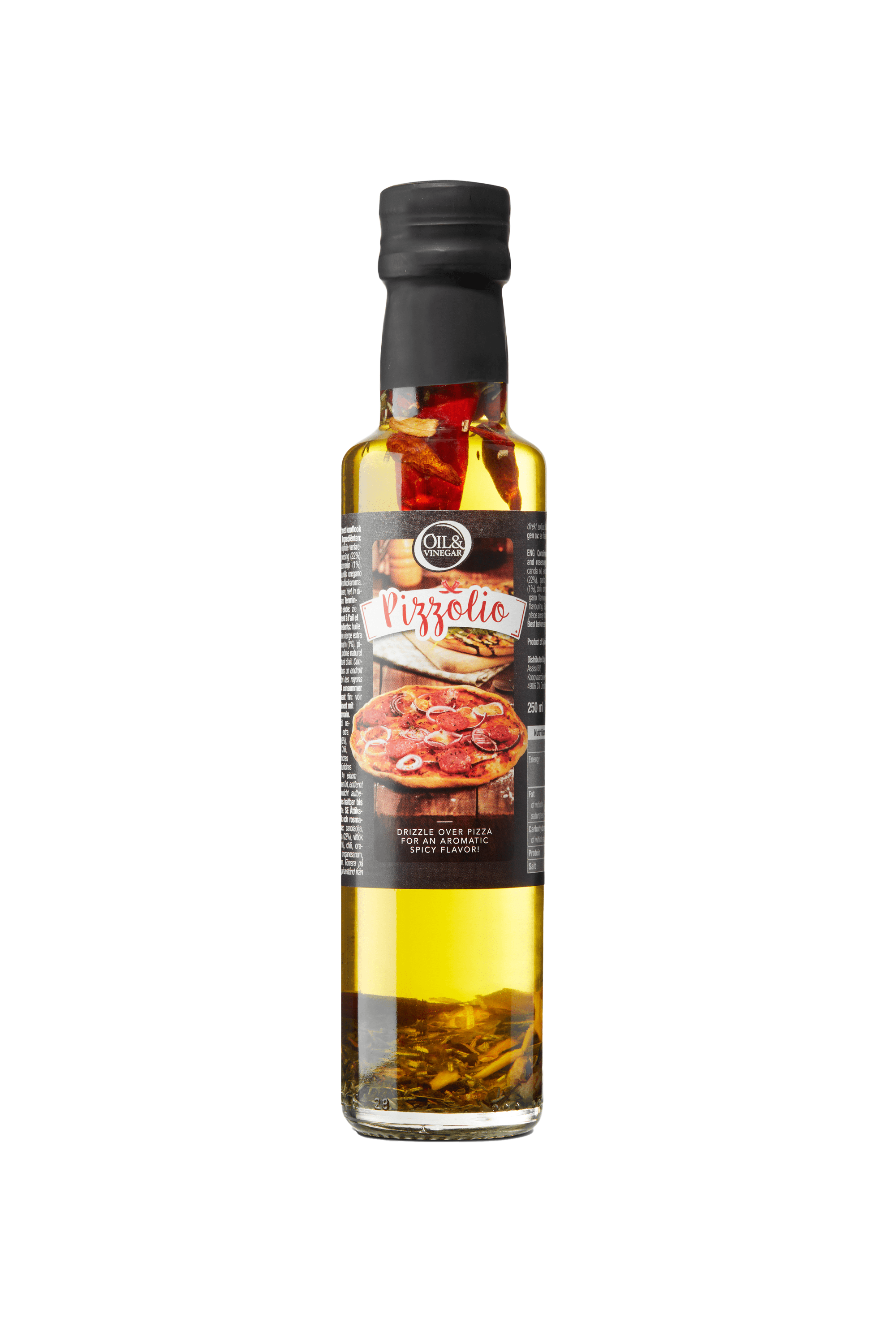 Pizzolio Natives Olivenöl Extra für Pizza - intensiv würzig - 250 ml