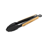 BBQ Tang Zwart met Beukenhout - 27cm
