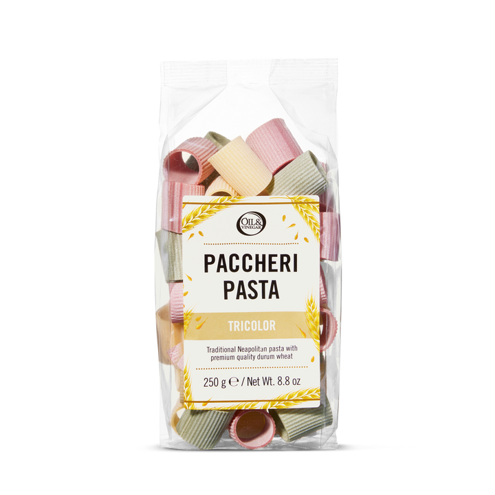 Nudelröhren - Paccheri Rigati Tricolore - 250 g
