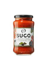 Pastasauce mit Oliven und Kapern - Sugo con Olive e Capperi - 400 g