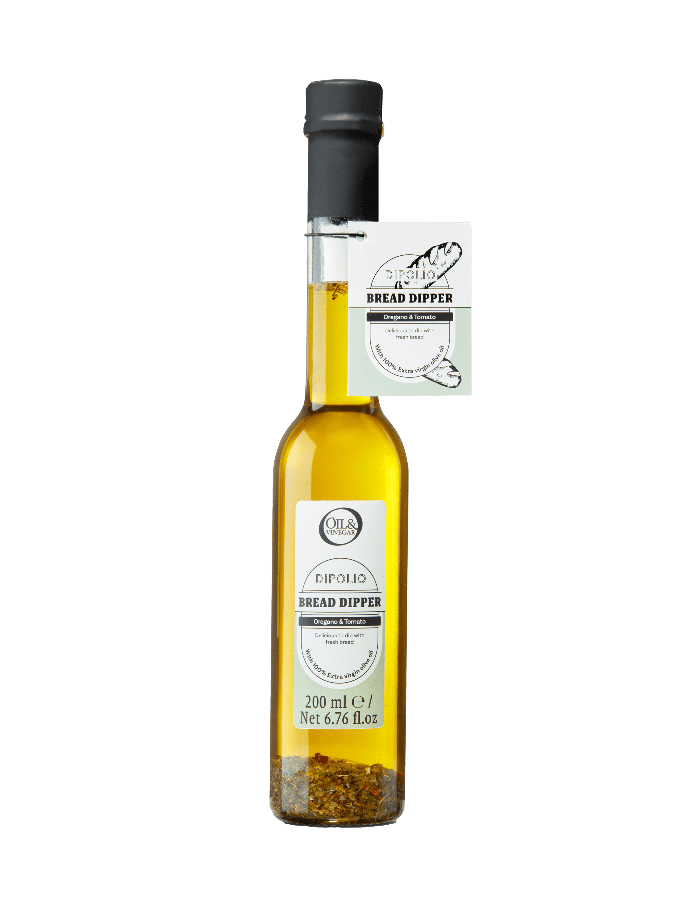 Brot-Dip-Olivenöl mit Oregano und Tomate - 200 ml