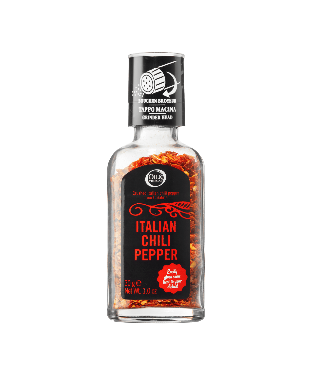 Italienische Chilischoten mit Mühle - 30 g