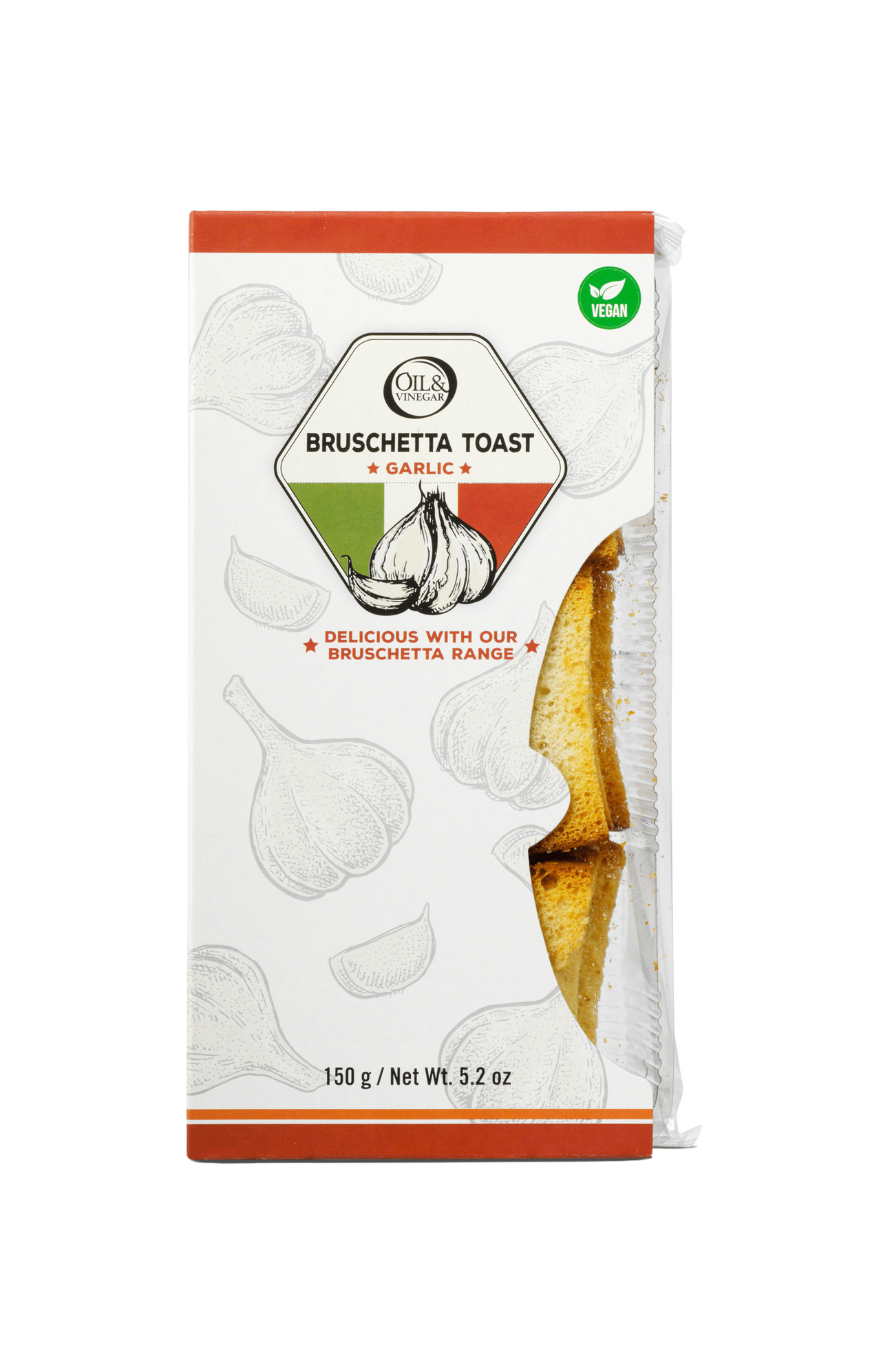 Bruschetta-Toast mit Knoblauch - 150 g