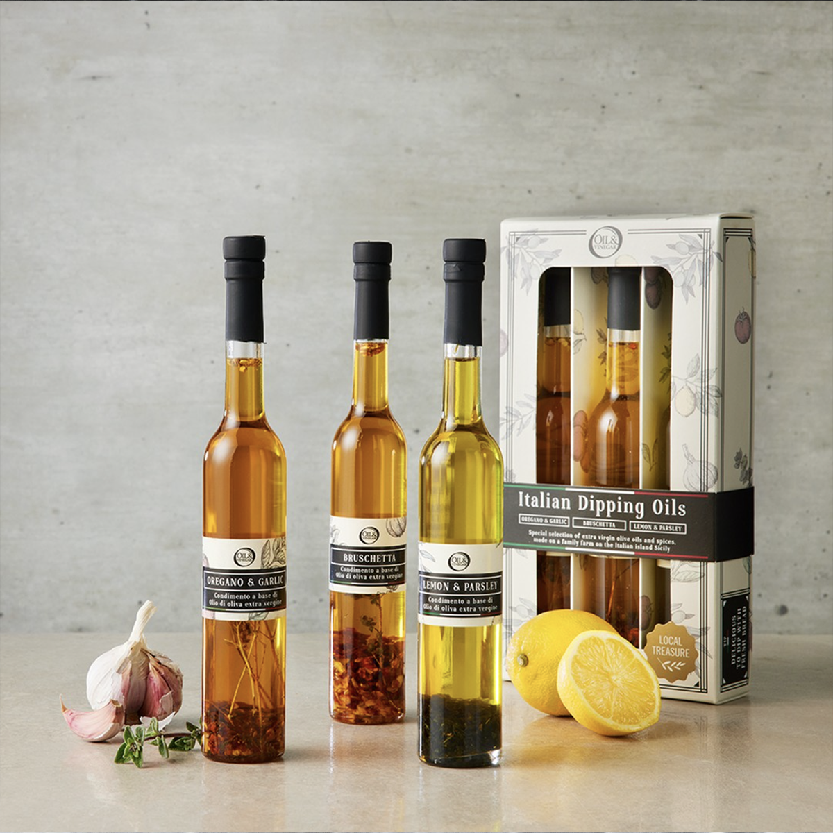 Italienische Olivenöl-Dips - Geschenkset - 3x100 ml