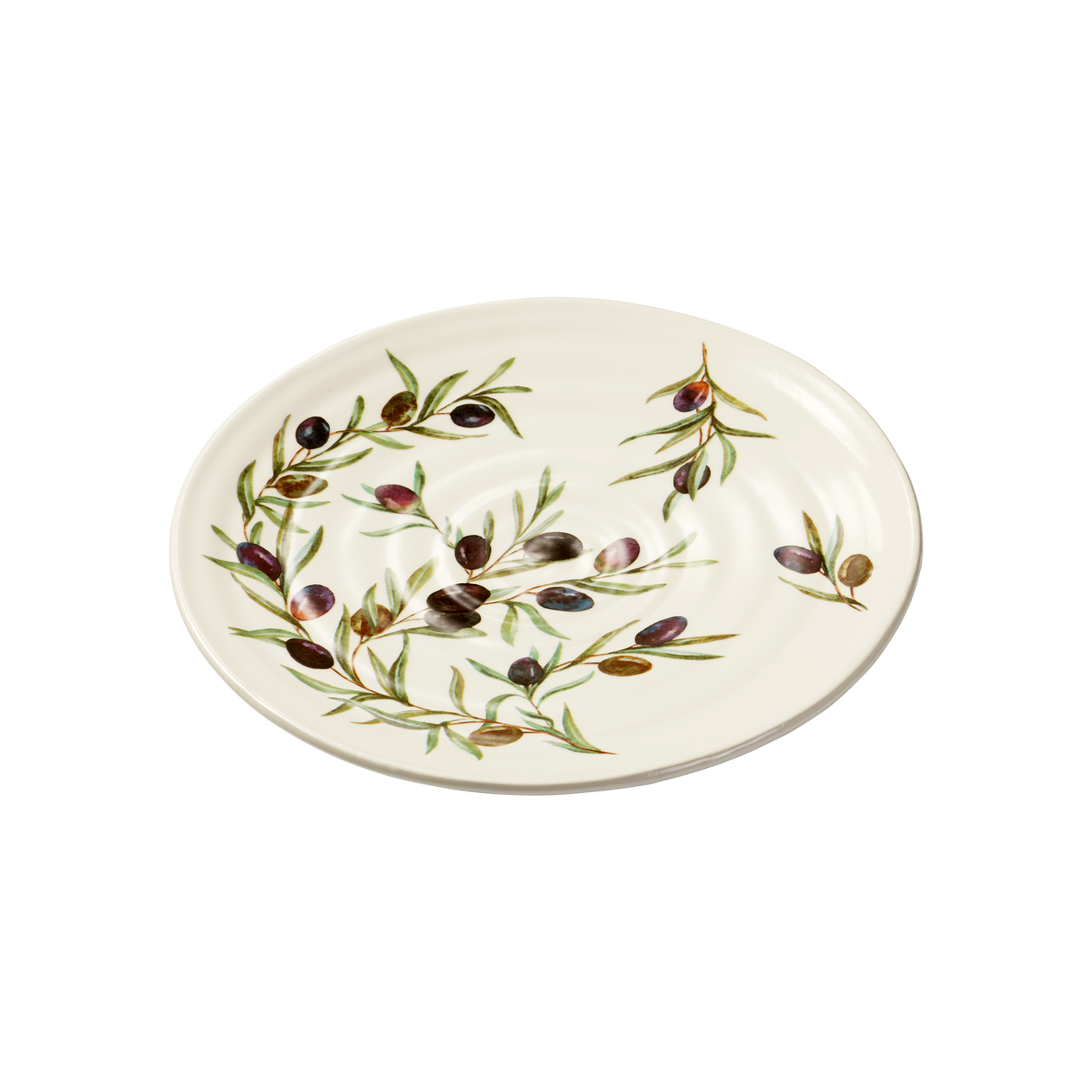 Essteller mit Olivenmotiv - 29 cm