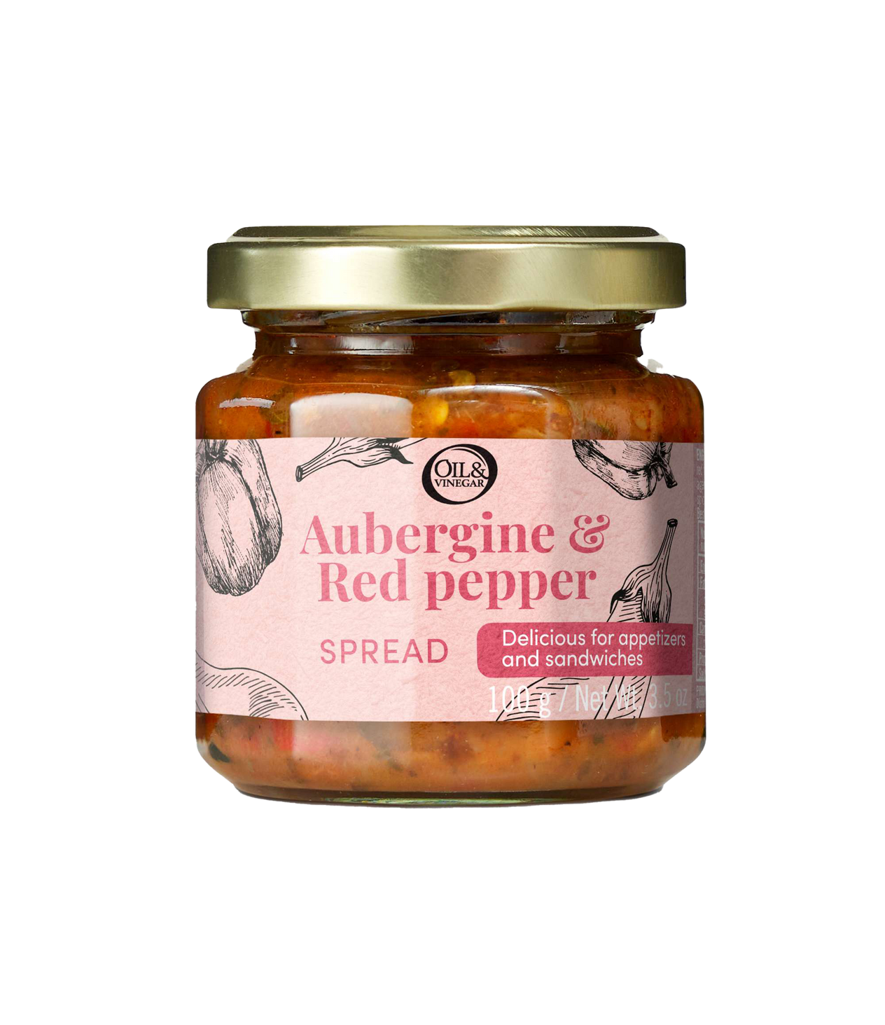 Auberginen- & Rote Paprika-Aufstrich - 100 g