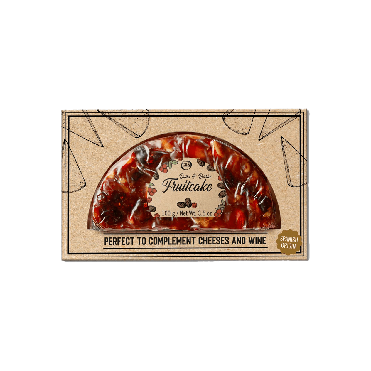Datteln & Beeren Fruchtkuchen - 100 g