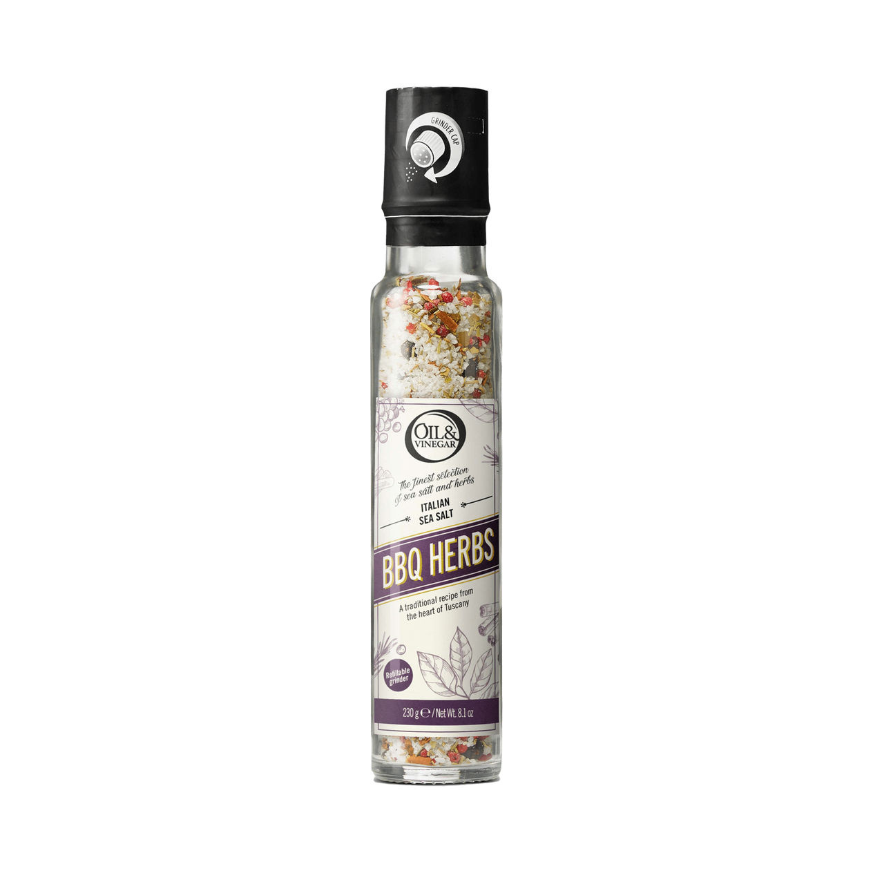 Italienisches Meersalz mit BBQ-Kräutern - 230 g