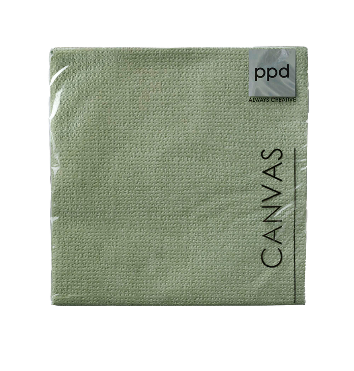 Grüne Serviette - 33x33 cm - Set mit 20 Stück