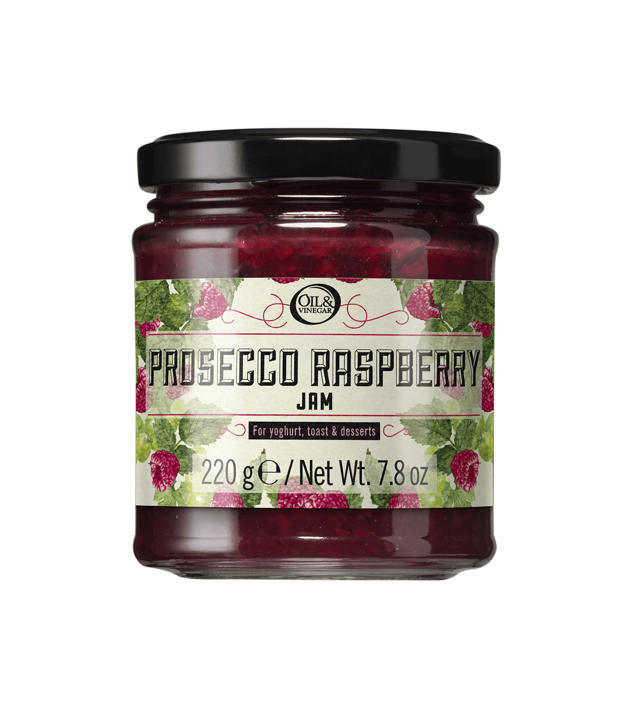 Himbeerkonfitüre mit Prosecco - 220 g