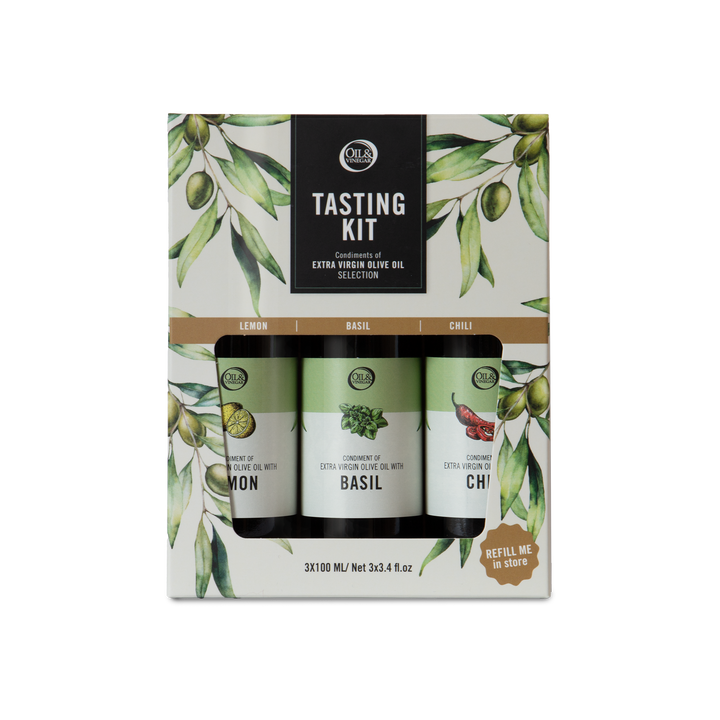 Olivenölen-Trio - Geschenkset - 3x100ml