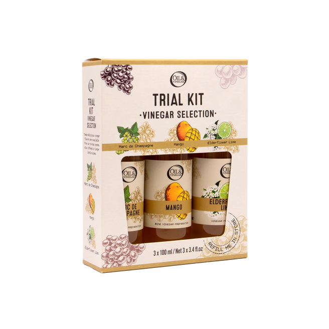 Cadeauset van 3 Azijnen - Trial Kit- 3x100ml