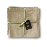 Lumix Serviette in Olivgrün und Gold - 40x40 cm -  Set mit 4 Stück