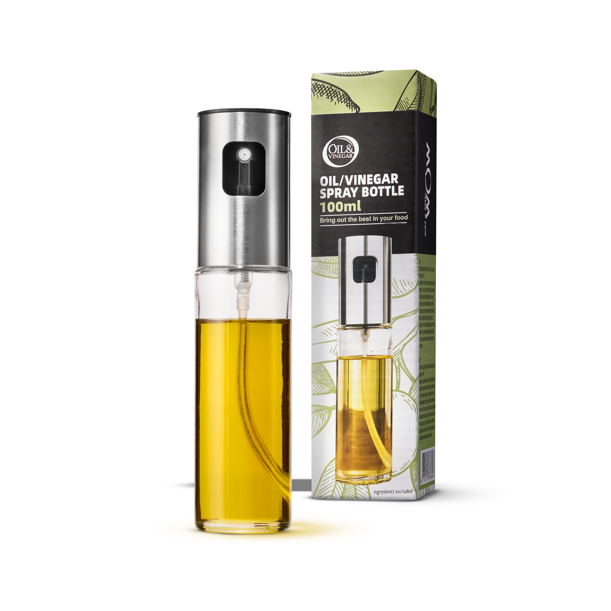 Glassprühflasche für Öl und Essig - 100ml