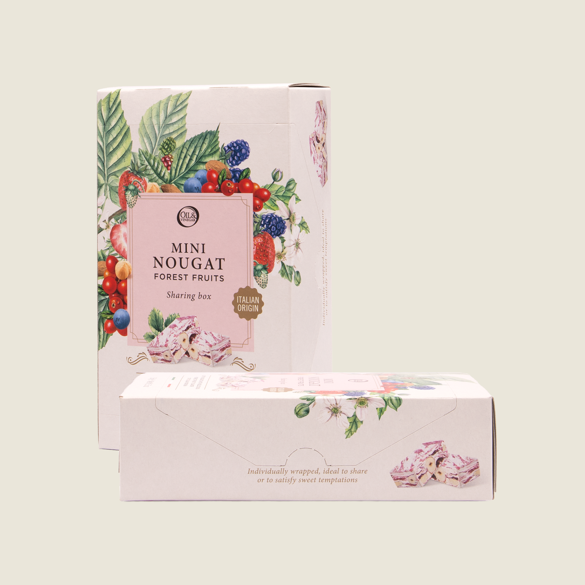 Nougats mit Waldbeeren - 156g