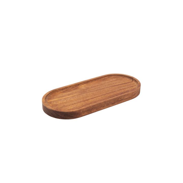 Servierplatte aus robustem Akazienholz - 20x9cm