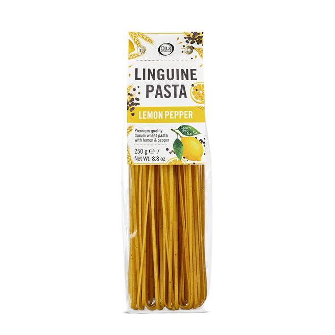 Linguine mit Zitrone und schwarzem Pfeffer - 250 g