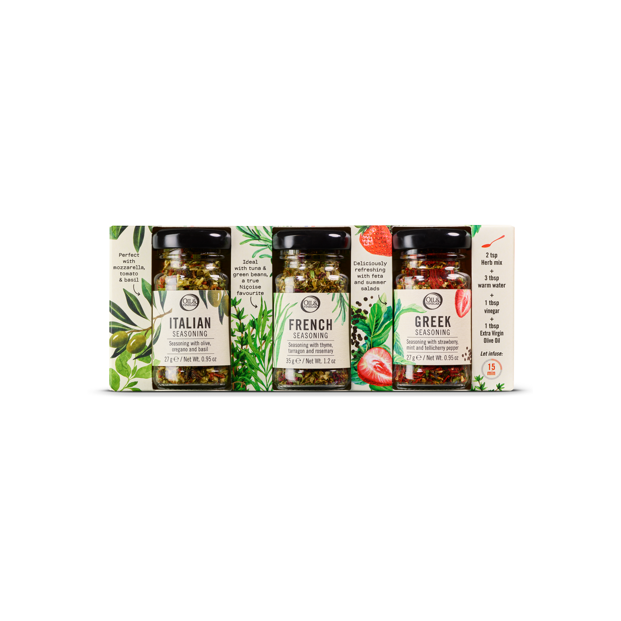 Salatdressing-Gewürz-Trio - 89 g
